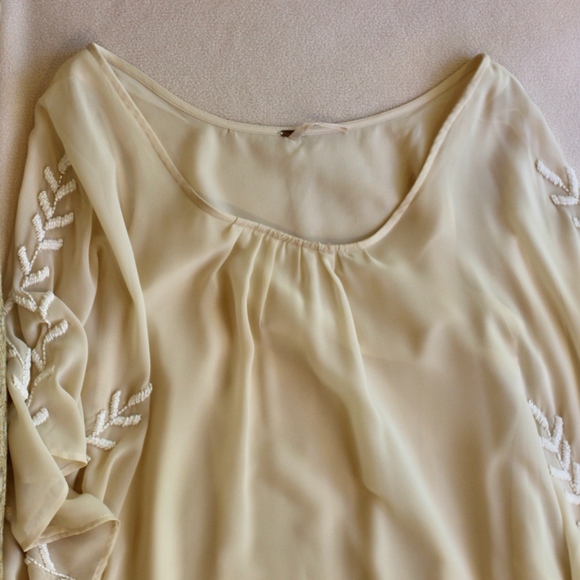 Free People Bead Embellished Cape Dress - Picture 11 of 15